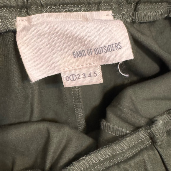 BAND OF OUTSIDERS Stretch Sateen Pant in Fatigue size 1 - Picture 8 of 11